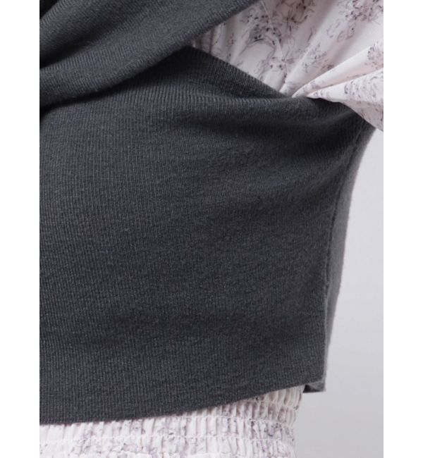 MERCURYDUO「ビッグリボンニットビスチェ」|ニット・セーター|