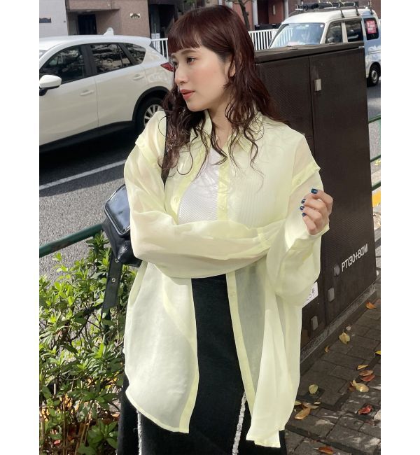 MURUA「2WAYシアーシャツ」|シャツ・ブラウス|