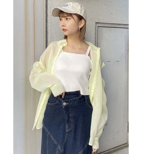 MURUA「2WAYシアーシャツ」|シャツ・ブラウス|