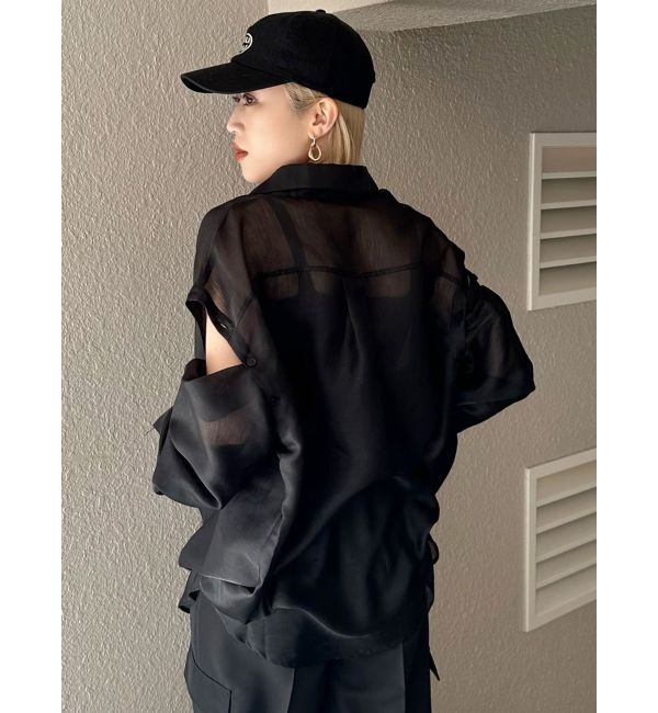 MURUA「2WAYシアーシャツ」|シャツ・ブラウス|