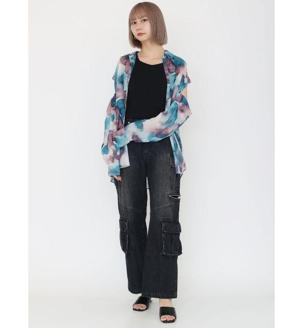 MURUA「2WAYシアーシャツ」|シャツ・ブラウス|