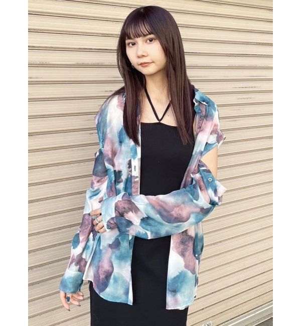 MURUA「2WAYシアーシャツ」|シャツ・ブラウス|