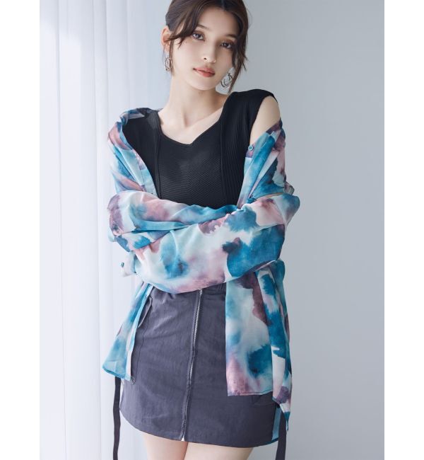 MURUA「2WAYシアーシャツ」|シャツ・ブラウス|ミックス