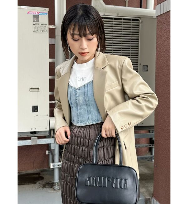 MURUA「フリンジデニムビスチェ」|キャミソール|