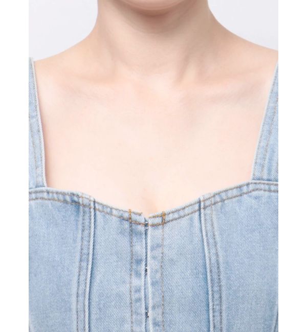 MURUA「フリンジデニムビスチェ」|キャミソール|