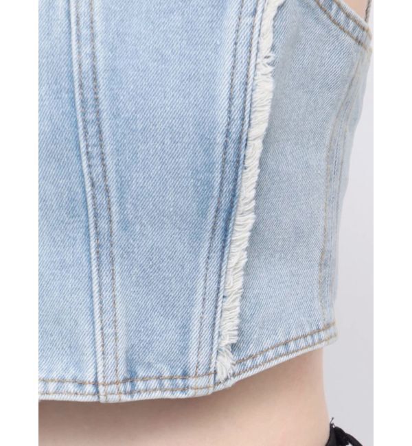 MURUA「フリンジデニムビスチェ」|キャミソール|