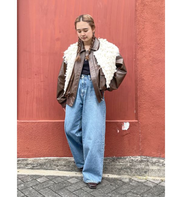 Ungrid「ボリュームルーズデニム」|デニム|