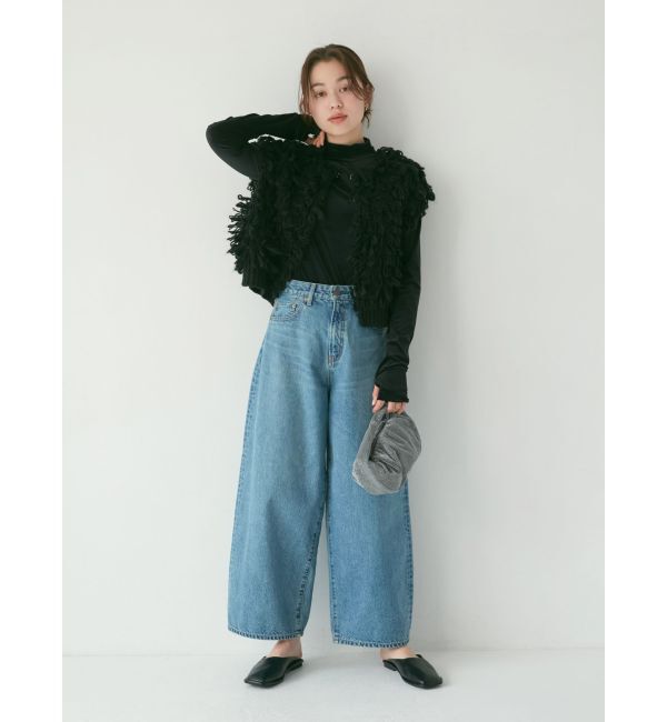 Ungrid「ボリュームルーズデニム」|デニム|