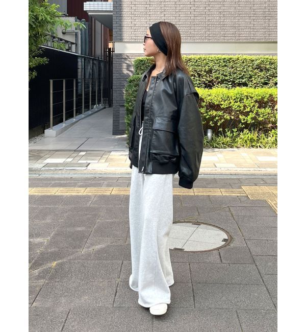 Ungrid「スウェットタックパンツ」|その他|