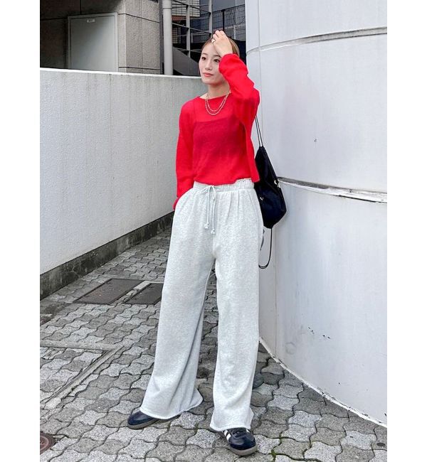 Ungrid「スウェットタックパンツ」|その他|