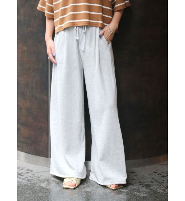 Ungrid「スウェットタックパンツ」|その他|