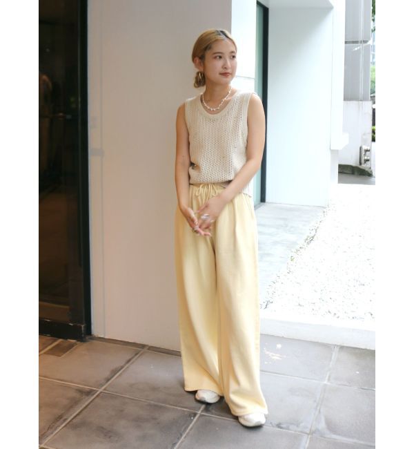 Ungrid「スウェットタックパンツ」|その他|