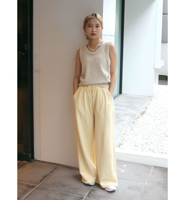 Ungrid「スウェットタックパンツ」|その他|