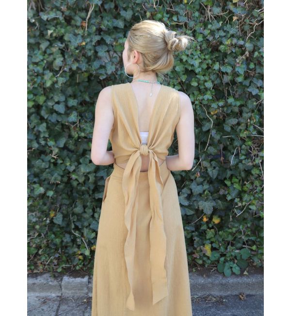 Ungrid「バックデザインノースリワンピース」|ワンピース|