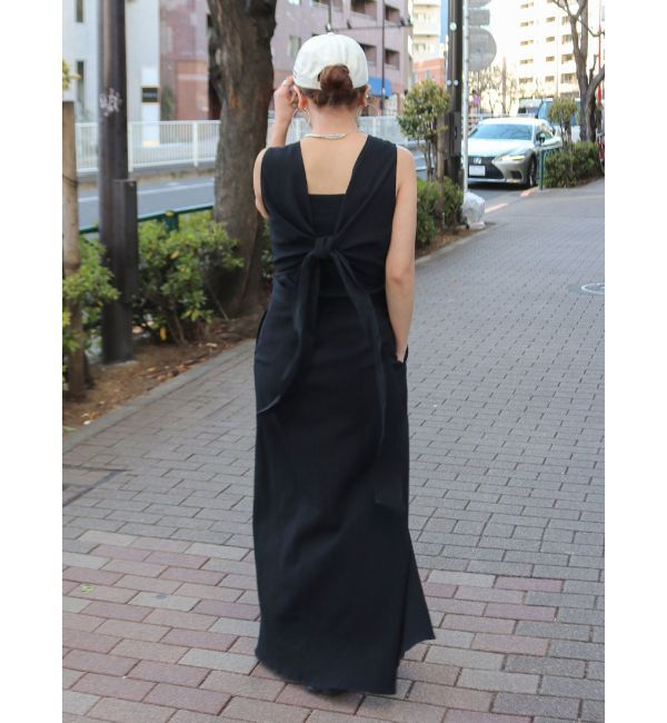 Ungrid「バックデザインノースリワンピース」|ワンピース|