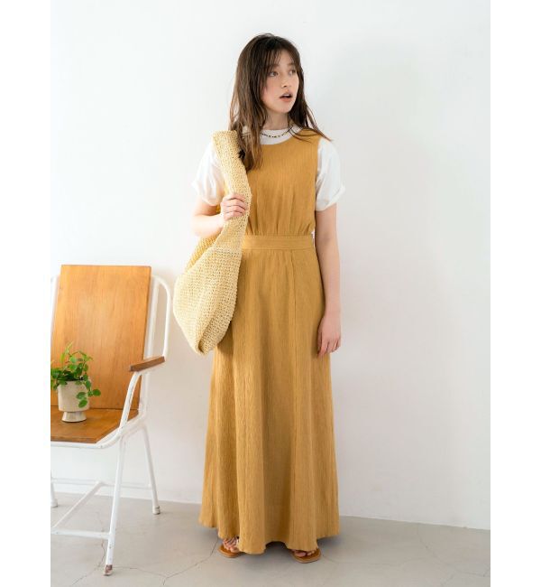 Ungrid「バックデザインノースリワンピース」|ワンピース|