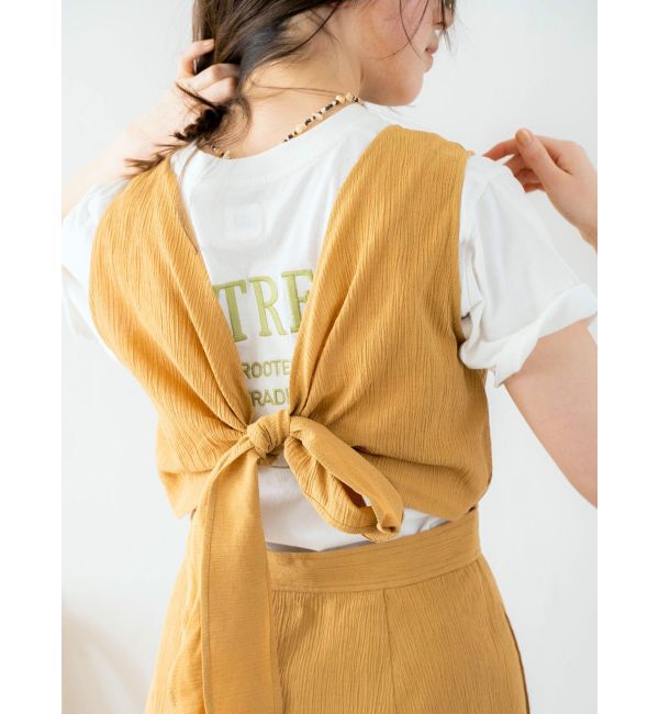 Ungrid「バックデザインノースリワンピース」|ワンピース|