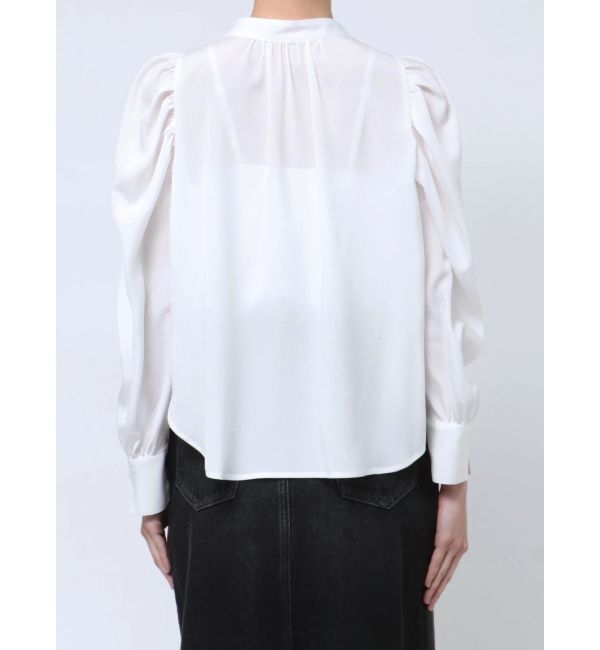 LAGUNAMOON「タックスリーブシフォンブラウス」|シャツ・ブラウス|