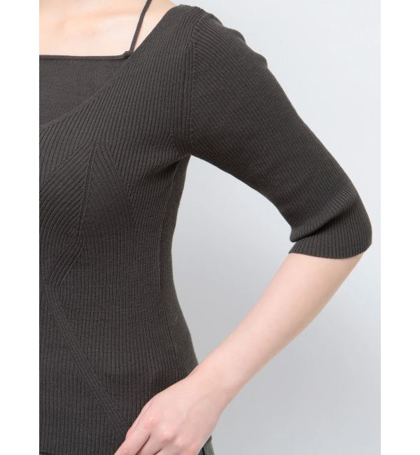 LAGUNAMOON「バッククロスレイヤードニットプルオーバー」|ニット・セーター|