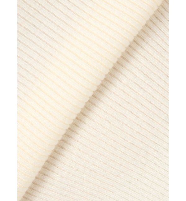 LAGUNAMOON「アシンメトリードレープフレアスリーブニット」|ニット・セーター|