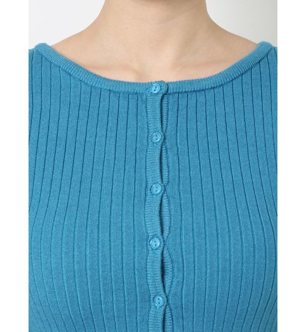 EVRIS「カッティングリブニットワンピース」|ワンピース|