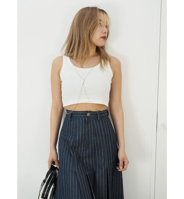 EVRIS「ボディチェーンタンクトップ」|タンクトップ|