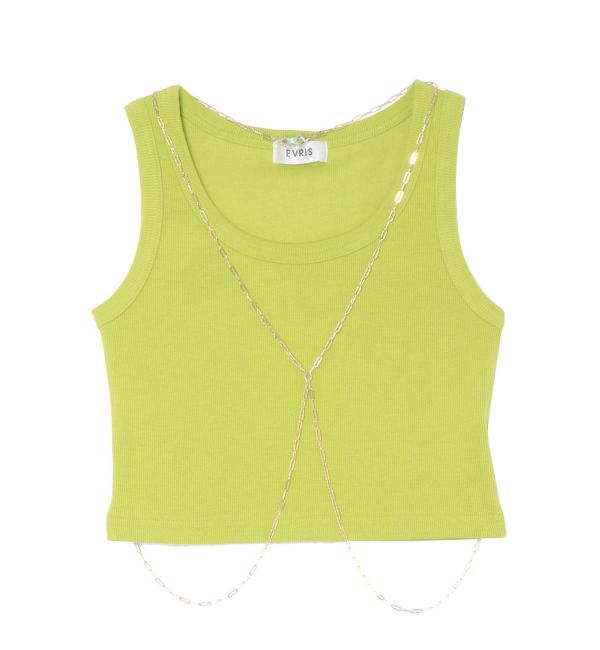 EVRIS「ボディチェーンタンクトップ」|タンクトップ|