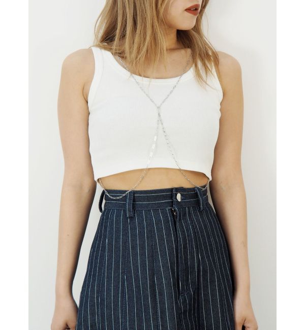 EVRIS「ボディチェーンタンクトップ」|タンクトップ|