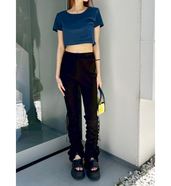 EVRIS「BASICシンプルショートTシャツ」|Tシャツ・カットソー|