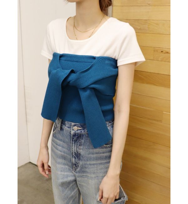 EVRIS「BASICシンプルショートTシャツ」|Tシャツ・カットソー|