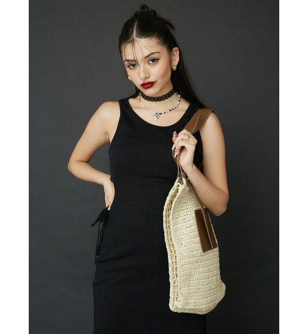 EVRIS「COLOR STONE LACE CHOKERネックレス」|ネックレス|