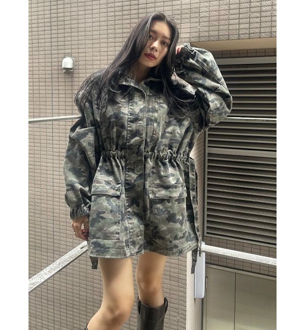 EVRIS「ミリタリーデザインルーズブルゾン【セットアップ着用可能】」|ブルゾン・スタジャン|