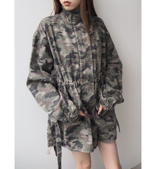 EVRIS「ミリタリーデザインルーズブルゾン【セットアップ着用可能】」|ブルゾン・スタジャン|