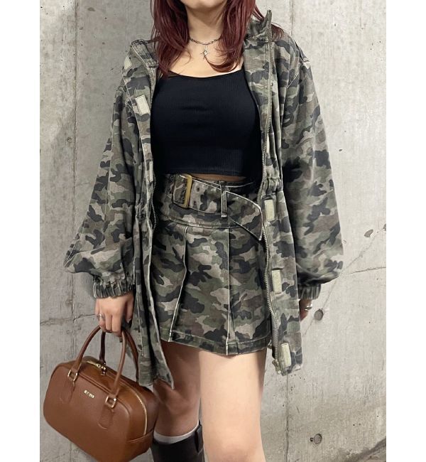 EVRIS「ミリタリーデザインルーズブルゾン【セットアップ着用可能】」|ブルゾン・スタジャン|