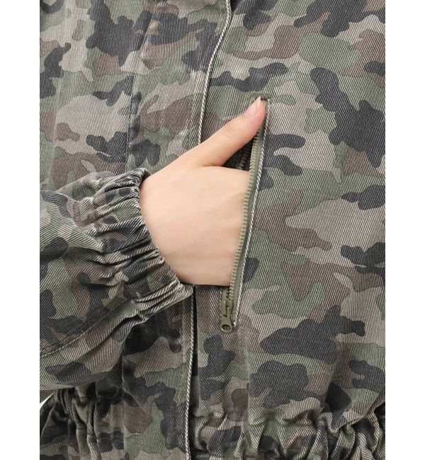 EVRIS「ミリタリーデザインルーズブルゾン【セットアップ着用可能】」|ブルゾン・スタジャン|