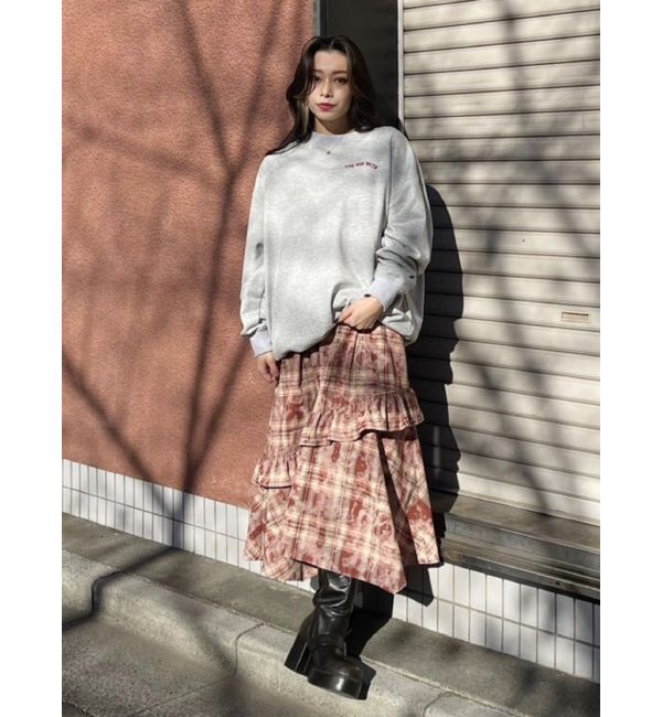 EVRIS「SUNNY GRAPHIC BIGスウェットトップス」|スウェット・ジャージ|