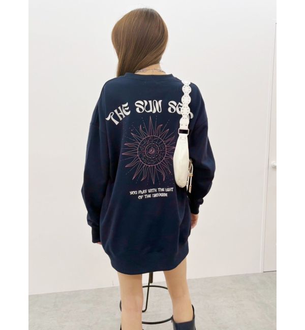 EVRIS「SUNNY GRAPHIC BIGスウェットトップス」|スウェット・ジャージ|