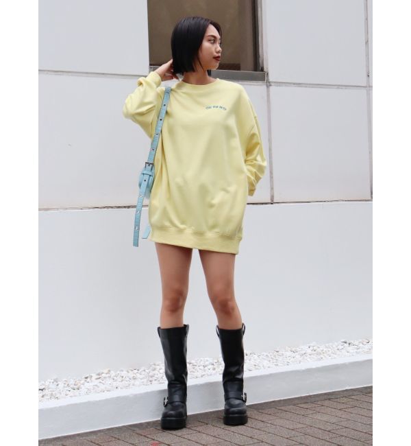 EVRIS「SUNNY GRAPHIC BIGスウェットトップス」|スウェット・ジャージ|