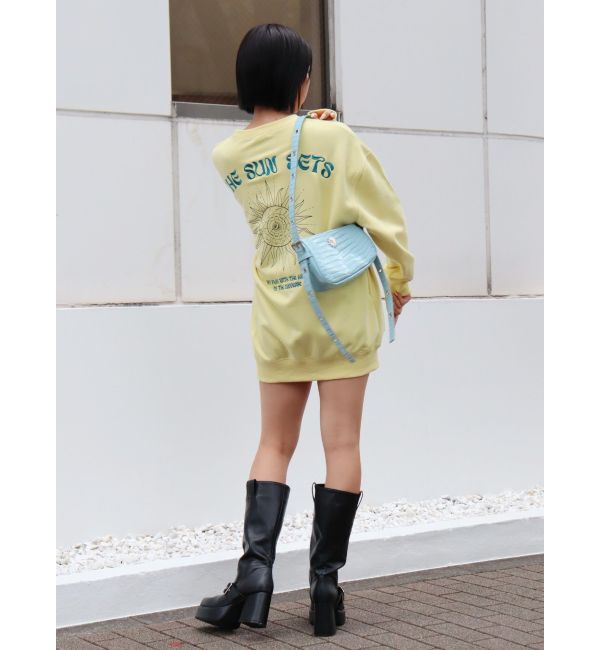 EVRIS「SUNNY GRAPHIC BIGスウェットトップス」|スウェット・ジャージ|