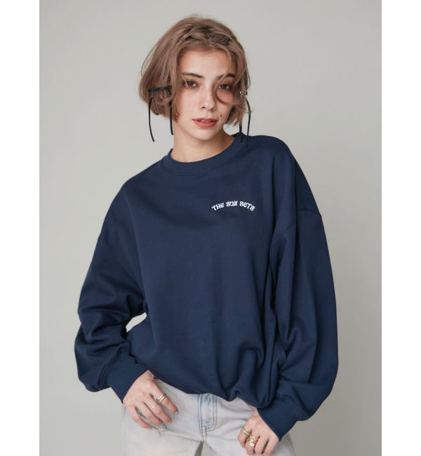 EVRIS「SUNNY GRAPHIC BIGスウェットトップス」|スウェット・ジャージ|