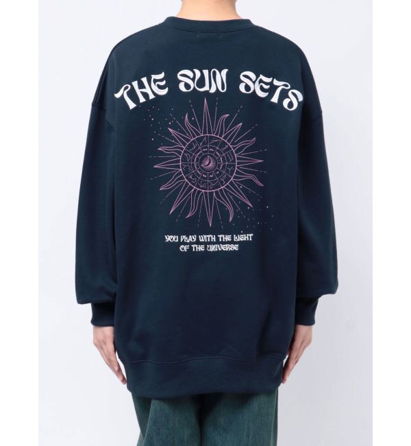 EVRIS「SUNNY GRAPHIC BIGスウェットトップス」|スウェット・ジャージ|