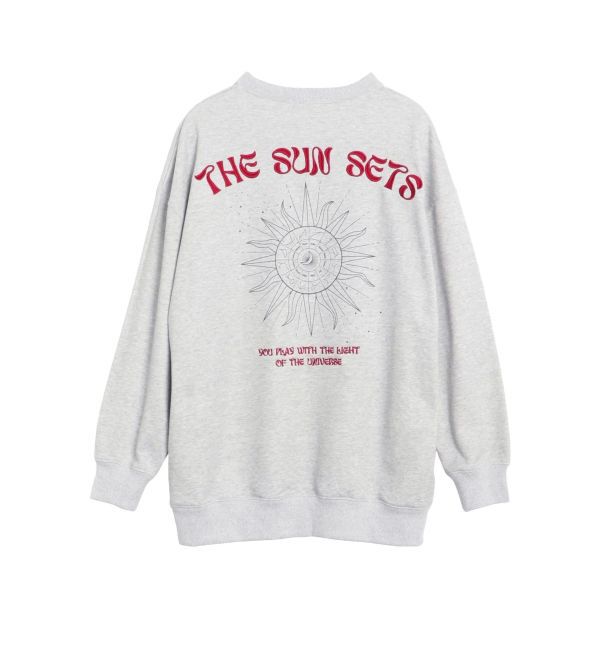 EVRIS「SUNNY GRAPHIC BIGスウェットトップス」|スウェット・ジャージ|