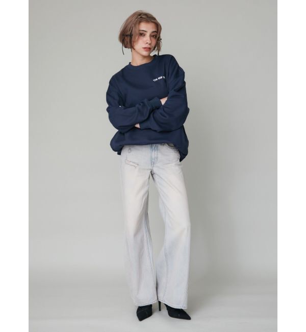 EVRIS「SUNNY GRAPHIC BIGスウェットトップス」|スウェット・ジャージ|