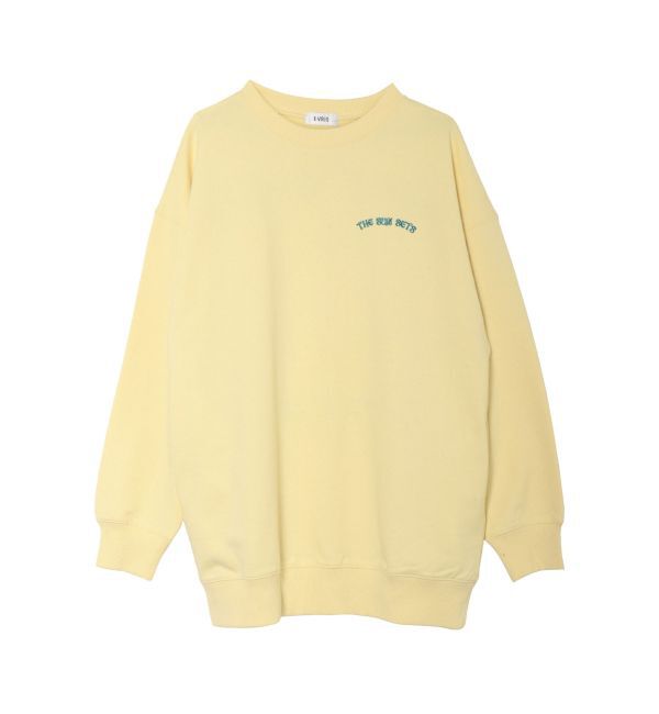 EVRIS「SUNNY GRAPHIC BIGスウェットトップス」|スウェット・ジャージ|