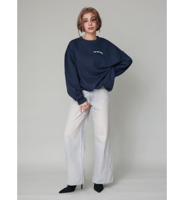 EVRIS「SUNNY GRAPHIC BIGスウェットトップス」|スウェット・ジャージ|