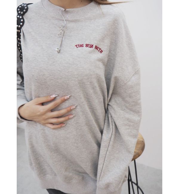 EVRIS「SUNNY GRAPHIC BIGスウェットトップス」|スウェット・ジャージ|