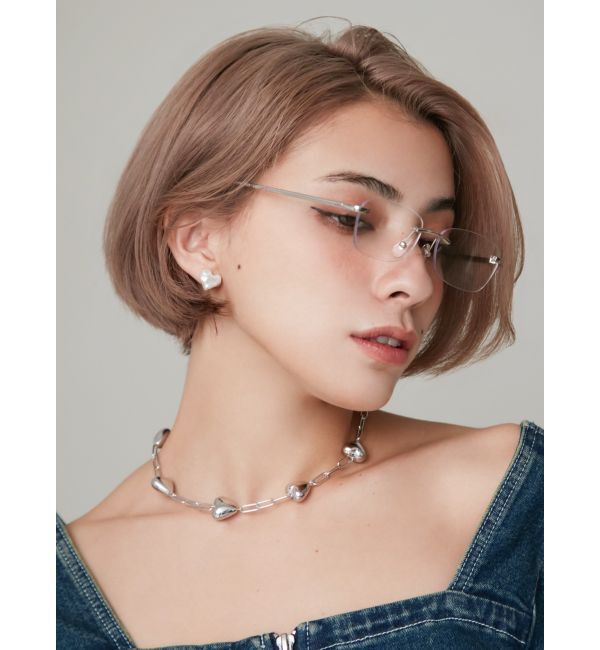 EVRIS「HEART MOTIF CHAINネックレス」|ネックレス|シルバー