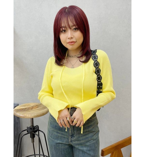 EVRIS「チョーカーネックニットトップス」|ニット・セーター|