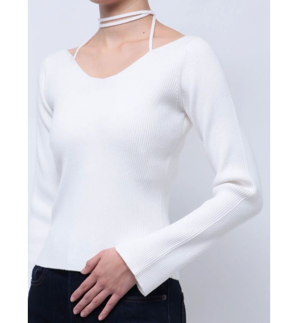 EVRIS「チョーカーネックニットトップス」|ニット・セーター|