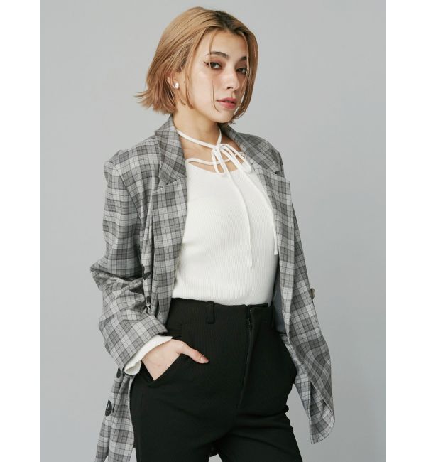 EVRIS「チョーカーネックニットトップス」|ニット・セーター|